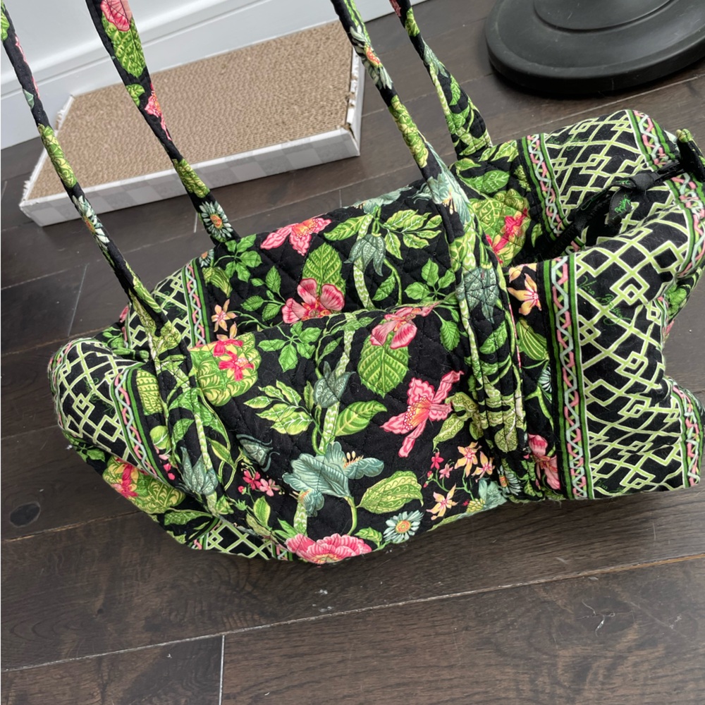 Vera Bradley Floral Travel Bag (Medium)